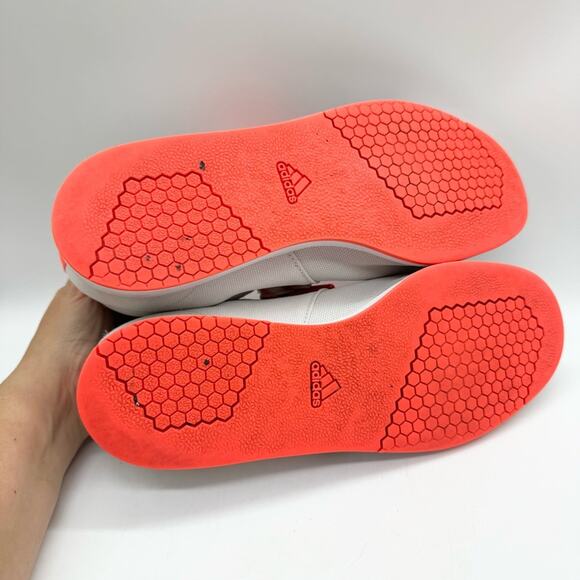 Adidas Powerlift 4 Cross Trainer Weightlifting Shoes White/Black/Neon Orange 8.5 main image 10